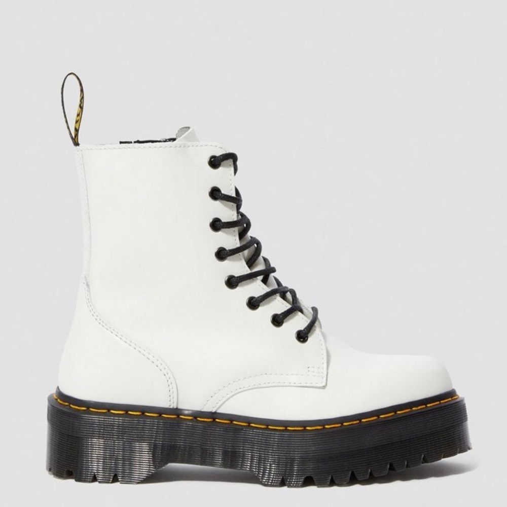 Doc Martens Jadon platform boots white size 5